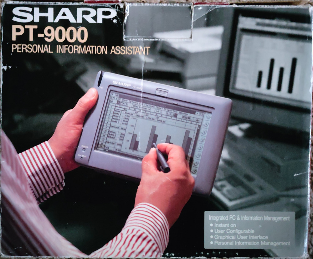 Sharp PT-9000 retail box front